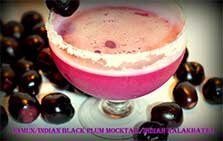 Jamun Kala Khatta Mocktail Recipe